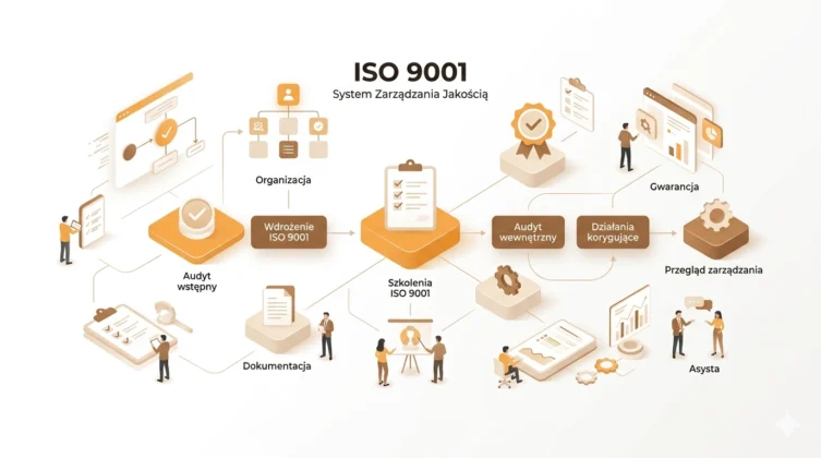 Certyfikat ISO 9001 9 certyfikat iso 9001 Jak wdrożyć ISO 9001 krok po kroku