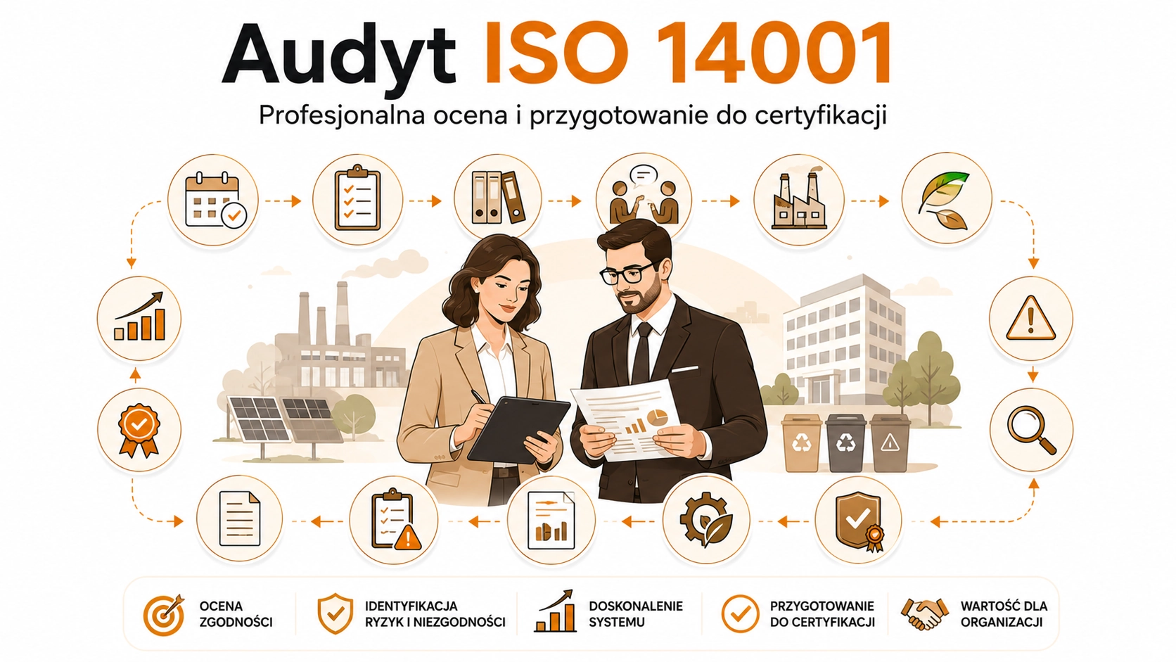 audyt ISO 14001, audyt wewnętrzny systemu zarządzania środowiskiem
