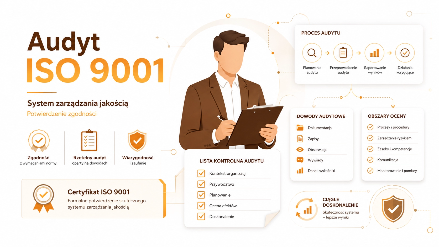Audyt ISO 9001 - audyt systemu zarządzania jakością