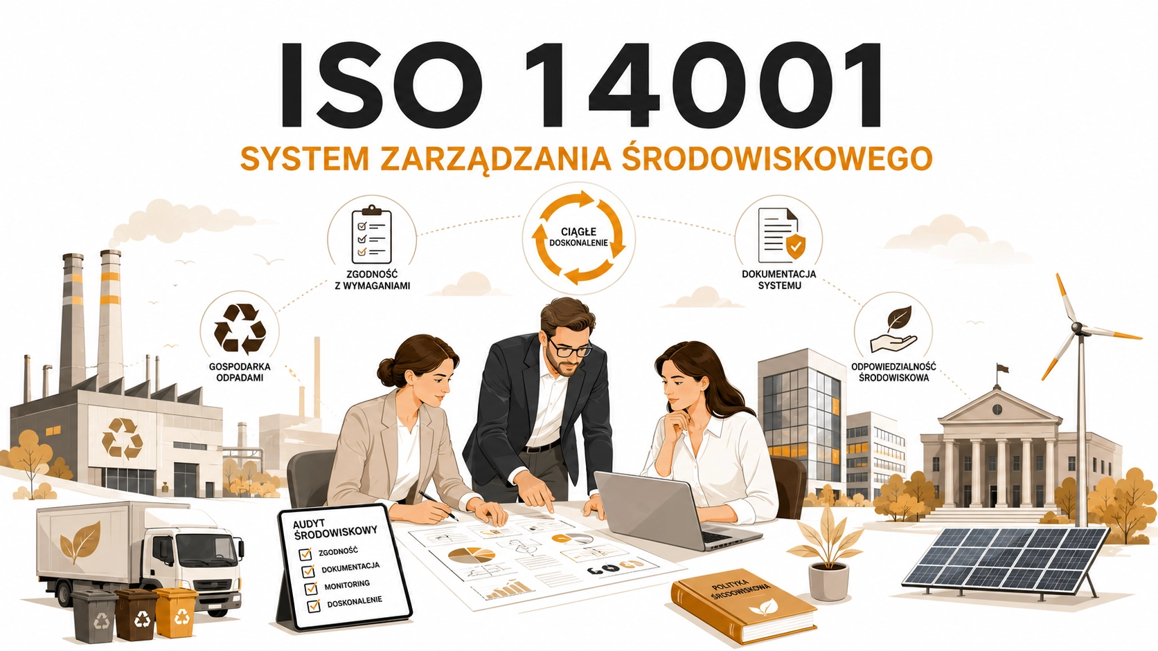 ISO 14001, norma, wymagania, wdrożenie i certyfikat - system zarządzania środowiskiem