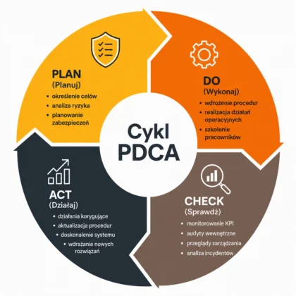 Cykl PDCA w ISO 27001 Cykl PDCA w ISO 27001