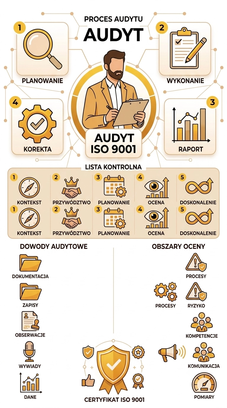 Audyt ISO 9001, jak przeprowadzić, o co zapyta audytor, ile kosztuje Audyt ISO 9001, jak przeprowadzić, o co zapyta audytor, ile kosztuje